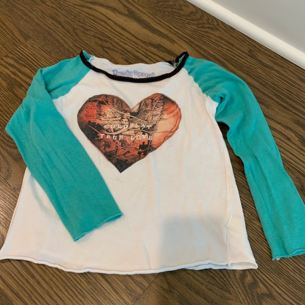 Rowdy Sprout Coldplay True Love long sleeve t